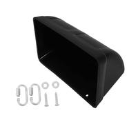 Angoily Mangeoire Automatique pour Poules Canards Oies et Chèvres Grosse Capacité en Polypropylène Noir Mangeoire en Plastique pour Volailles et Oiseaux Adaptée pour Cages à Oiseaux