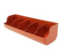 Angoily Mangeoire en Plastique 5 Compartiments pour Porcelets, Abreuvoir pour Élevage Porcin, Alimentation Porcine Pratique et Sécurisée, Accessoire pour Ferme et Élevage de Bétail