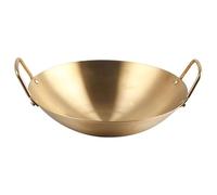 Angoily Marmite à Soupe en Acier Inoxydable 24 CM Double Poignée Isolante Fond Épais Anti-Débordement Marmite à Fruits de Mer Multi-Usages pour Cuisson Fondue Chinoise et Pot de Ramen