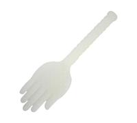 Angoily Marteau de Santé en Plastique Blanc Forme Paume pour Massage du Dos Hanches, Améliore le Système et Stimule les Points D'acupuncture, pour Thérapie Fitness