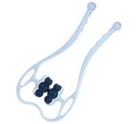 Angoily Masseur Cervical Manuel à Rouleau en Matériau Doux Peau, Design Ergonomique Léger, Outil de Massage du Cou pour Bureau et Détente