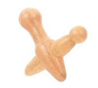 Angoily Masseur D'acupuncture en Bois Bâton de Massage Surface Lisse Soulage Gonflement Accessoire de Massage pour Pieds et Corps en Écoutant Musique