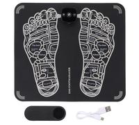 Angoily Masseur de Pieds Couleur Aléatoire à Domicile Coussin de Massage Léger Rechargeable par USB en ABS et PU Iimitant 6 Techniques de Massage pour Soulager les Douleurs Musculaires