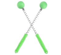 Angoily Masseur Marteau à Balles 2pcs Poignée à Ressort Silicone et Plastique pour Dos et Abdomen, Outil de Massage Portable Bureau et Voyage