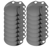 Angoily Matériaux pour Fabrication D'armure Médiévale en Acier Inoxydable Noir, 100 Pièces Légères et Polyvalentes pour Projets DIY et Reconstitutions Historiques