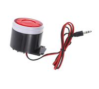 Angoily Mini Alarme Sonore Filaire Compacte avec Sirène Continue et Avertisseur Lumineux Système Alarme Puissant pour Maison Bureau et Magasin Installation Simple et Portable