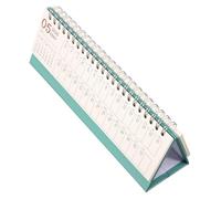 Angoily Mini Calendrier de Bureau Vert Calendrier à Poser de à Décembre Planificateur Compact pour Organisation Scolaire et Professionnelle