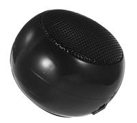 Angoily Mini Enceinte USB Rechargeable pour PC, Haut-Parleur Bureau | Port 3,5mm Intégré, Format Vertical Compact, Design Burger, pour Étudiants et Usage Mobile