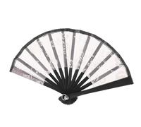 Angoily Mini Éventail Pliant Vintage en Bambou et Tissu Soie Petit Ventilateur Portatif 8 CM Rose Pâle Accessoire Photo et Décoration de Fête Présent Original pour Poupées et