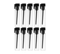 Angoily Mini Flacons D'échantillons de Parfum 1ml Lot de 10 en Verre Design Élégant, Portable et Étanche pour Voyages D'affaires et Usage Personnel