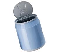 Angoily Mini Poubelle de Bureau 18L Bleu avec Couvercle Corbeille à Papier Compacte pour Chambre Bureau et Poubelle de Table Pratique et Hygiénique