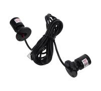 Angoily Mini Spot LED USB pour Éclairage sous Meuble, Lampe Noire en Plastique Haute Luminosité pour Vitrine de Bijoux Intérieure, Design Moderne et Compact