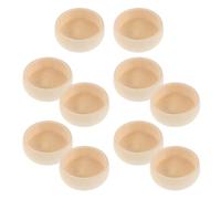 Angoily Mini Wooden Bowls For DIY Painting Small Blank Wood Bowls For Creative Graffiti Fruit And Snack Containers