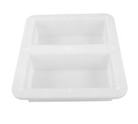 Angoily Moule à Briques en Plastique Rectangulaire 20x10x6,2 Cm pour Pavés en Ciment Extérieur, Moule à Coulage Solide pour Allées, Espaces Extérieurs et Fondations Décoratives de Jardin
