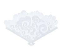 Angoily Moule à Fabriquer Soi-même en Silicone pour Éventail, Moule Réutilisable, Facile à Nettoyer, Style Chinois, Fête Estivale