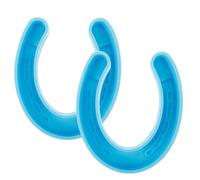 Angoily Moule en Silicone Fer à Cheval 2 Pcs Bleu pour Résine Époxy Savonnette Bougie - Flexible Facile Démoulage Décoration Voiture et Loisirs Créatifs