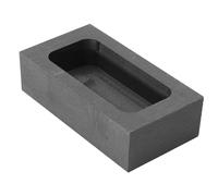 Angoily Moule Graphite pour Métaux Non Ferreux Creuset Compact Conduction Thermique Optimale pour Raffinage Or Cuivre Usage Laboratoire et Éducation