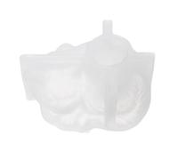 Angoily Moule Silicone Chat Couché pour Pot de Fleurs DIY Moulage Ciment Résine Résistant Haute Température pour Jardinières et Bougeoirs Décoratifs