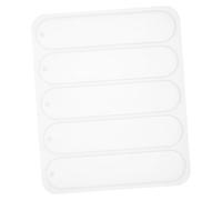 Angoily Moule Silicone Époxy Pour Marque-pages Diy Flexible Et Résistant Modèle Ovale Lisse Pour Créations Personnalisées Cadeau Spécial Pour Anniversaires Et Amateurs De Loisirs Créatifs
