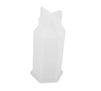 Angoily Moule Silicone Hexagonal pour Bougies et Résine Époxy Grand Format Chaleur Création de Décorations Transparentes Forme de Cristal pour DIY et Décorations Maison