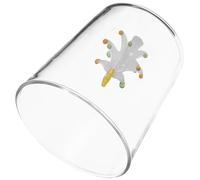 Angoily Mug de Noël en Verre 300 Ml Sapin Blanc en Relief Tasse à Café et Lait Résistante à la Chaleur pour Petit-Déjeuner et Boissons Festives Présent de Noël Original et Décoratif