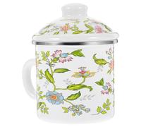 Angoily Mug Émaillé 750 Ml à Poignée Antidérapante, Tasse à Boire Rétro pour Usage Domestique, Bureau et Transport Léger