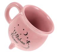 Angoily Mug en Céramique de Chaudron 450ml pour Café et Fête D'halloween Design Délicat et Couleur Vive, Tasse Décorative pour Collègues et Amis