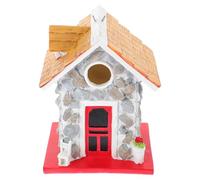 Angoily Nichoir à Oiseaux en Pierre Lourde, Nid Suspendu Décoratif pour Jardin et Cour Extérieure, Nichoir du Parc Résistant aux Intempéries, pour Attirer Les Oiseaux Votre Espace Vert