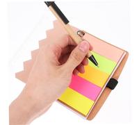 Angoily Notepad Papier Kraft avec Spirale Cahier Ligné pour Bureau Carnet de Notes avec Stylo Journal Épais pour Organisation et Mémos
