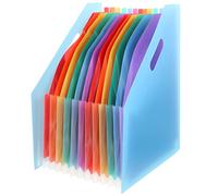 Angoily Organisateur de Documents Format Grand Classeur Souple Accordéon Trieur Extensible pour Reçus et Factures Rangement Pratique pour Bureau et Maison Pochette Portable Résistante