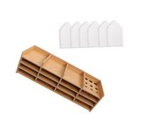 Angoily Organisateur de Plateau Multi Couches pour Peinture Diamant Compartiments Support Compact pour Outils de Broderie DIY Rangement Pratique pour Perles et Bijoux