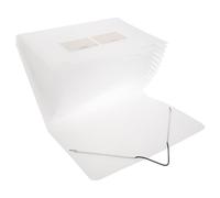 Angoily Organiseur de Dossiers Plastique Multi Trieur Accordéon Suspendu avec Fixation par Corde Rangement Bureau pour Documents et Factures Pratique