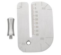Angoily Outil de Poinçonnage Cuir Acier Inoxydable Multifonction pour Perforation Précise et Couture DIY Plaque Aide pour Travaux Artisanaux avec Styles de Poinçonnage Variés