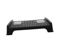 Angoily outil de salle de bain bureau à domicile tabouret repose-pieds jambe selles bureautique accessoires marche pied plastique repose-pieds antidérapant support pour petits pieds Black