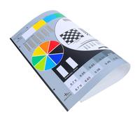 Angoily Outil D'étalonnage de Mise au Point pour Caméra de Vidéosurveillance 40x30 Cm, Mire de Test Haute Résolution, Dessin D'étalonnage des Couleurs, Carte Autocollante Professionnelle