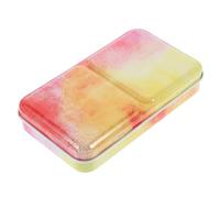 Angoily Palette Aquarelle Vide et Portable Boîte à Pigments Compacte Compartiments Pratique pour Artistes Étudiants et Amateurs