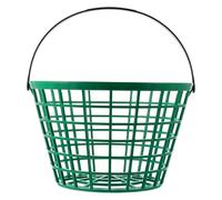 Angoily Panier à Balles de Golf en Nylon Vert avec Poignée pour Transport Pratique et Rangement de 25 Balles, Seau Léger Jeu Extérieur Nettoyage