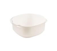 Angoily Panier de Rangement Cuisine Double Couche PP Alimentaire Égouttoir Évier Multi-usage pour Fruits et Légumes Tamis à Mailles Fines Résistant et Drainage Rapide