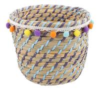 Angoily Panier De Rangement Tressé Pour Étagères Organisateur Pratique Pour Casseroles Fruits Et Décoration Panier Multifonctionnel