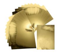 Angoily Papier Cartonné Doré Métallisé 30 Feuilles 27 X 19 CM Effet Miroir pour Scrapbooking Loisirs Créatifs Fabrication Cartes Invitations Décorations DIY
