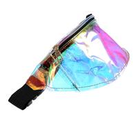 Angoily Paquet Banane Femme Bandoulière Transparent Boucle Pratique et Matériau pour Usage Quotidien et Shopping