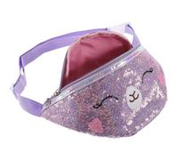 Angoily Paquet Banane pour Garçon et Filles Fille en Pu Pourpre, Motif Chat Créatif, Grosse Capacité Multifonctionnelle, Randonnée Course Plusieurs styles