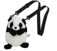 Angoily Paquet Bandoulière Panda en Peluche Mignon et Doux, Paquet à Main Unique de Panda, pour Ranger Mouchoirs et Petits Objets Lors D'activités Sportives Stade