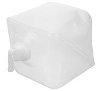 Angoily Paquet D’Eau Pliable 5l avec Robinet - Réservoir à Eau Portable en Matériau Solide pour Camping, Randonnée et Plein Air - Accessoire de Stockage D’Eau Pratique et Compact