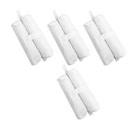 Angoily Paquet de Lestage pour Canopée Extérieurs Blancs 4 Pièces, Paquet de Sable Robustes Étanches pour Tonnelle, Fixation Stable Auvents et Abris de Jardin, Résistants au Vent et Intempéries