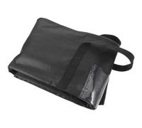 Angoily Paquet de Rangement Noir pour Drapeaux Plume Résistants aux Intempéries, Imperméable, en Tissu Doublé de Vache, Taille 120x22,5x1cm, pour Événements Marketing en Extérieur