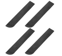 Angoily Paquet de Rangement pour Éventail Pliant 4 Pièces Noir, Housse de Protection Légère et Portable, Accessoires pour Ventilateur Portatif, Pochette Pratique pour Rangement Présent,