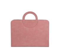 Angoily Paquet Organisateur de Documents pour Bébé avec Poignée et Fermeture Éclair, Pochette Porte-documents Rose Miroir pour Dossiers Médicaux, Journal de Grossesse et Rapports