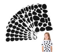 Angoily Pastilles Adhésives En Feutre Auto-adhésives Pour Vêtements, Lot 10 Pièces, Motifs Dalmatien, Doux Peau, Décorations Diy Pour Loisirs Créatifs Et Tenues De Festival