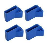 Angoily Patins Antidérapants de Rechange pour Pieds D’Échelle Télescopique - 4 Protections en Caoutchouc Résistantes à L’Abrasion Dimensions 63 X 16 CM - Couvre-Pieds Silencieux pour